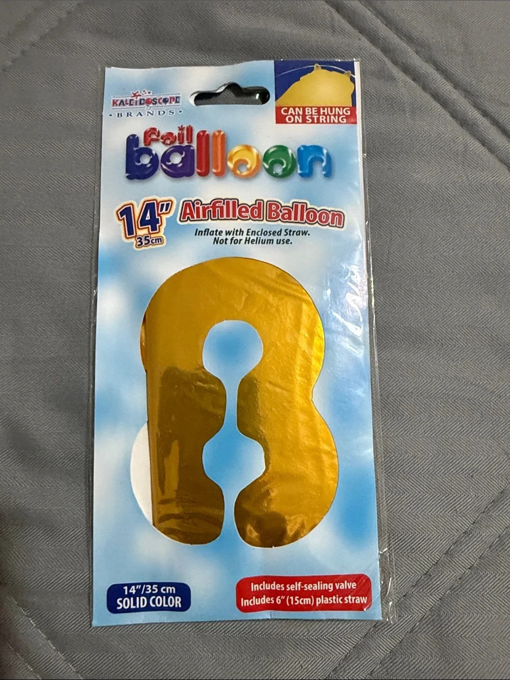 Number 8 Foil Balloon and Candle Mini Bundle